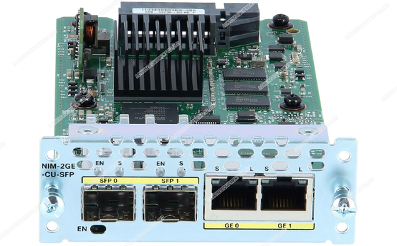 SM-2GE-SFP-CU Mbps Ethernet-Cisco-Router-Module 10/100/1000 für Geschäfts-Netz