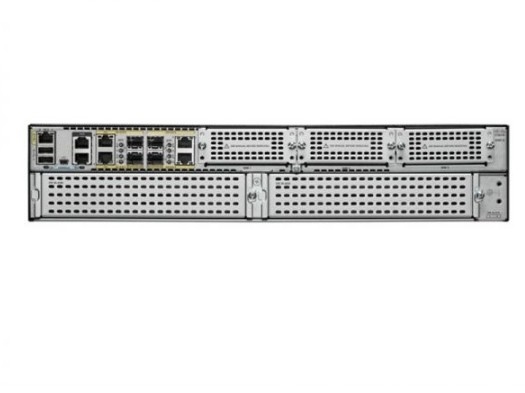 ISR4451-X/K9 Cisco ISR 4451 (4GE,3NIM,2SM,8G FLASH,4G DRAM), 1-2G Systemdurchsatz, 4 WAN/LAN-Ports, 4 SFP-Ports