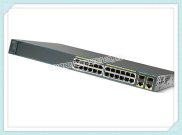 Cisco-Netz-Schalter WS-C2960-24PC-L 24 trägt Gestell besteigbarer Schalter gehandhabtes Netwoking