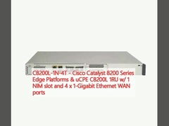 C8200L-1N-4T - Cisco Catalyst 8200-Serie Edge-Plattformen und uCPE C8200L 1RU mit 1 NIM-Slot und 4 x 1-Gigabit-Ethernet-WAN-Ports