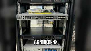 ASR1001-HX 1RU Enterprise Edge Router, 60 Gbit/s Bandbreite, 4x10GE SFP+ + 8x1GE SFP + 4 konfigurierbare P