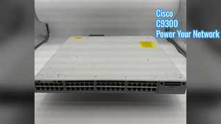 C9300-48P-E, Cisco Catalyst 9300 Switch, 48x1G PoE+/Modulare Uplinks/Network Essentials