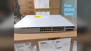 Cisco C9300L-24T-4G-E 9300 Switch, 24x1G Kupfer/4x1G SFP/nur Daten