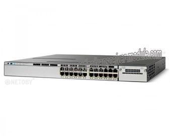 Hafen-Ciscos SFP Ethernet-Netzwerk Schalter-WS-C3750X-24P-L 24 Erweiterungsschacht-Art
