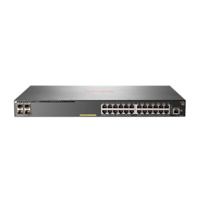 JL255A, Aruba 2930F Switch, 24xGE PoE+/4xSFP+/370W PoE-Budget