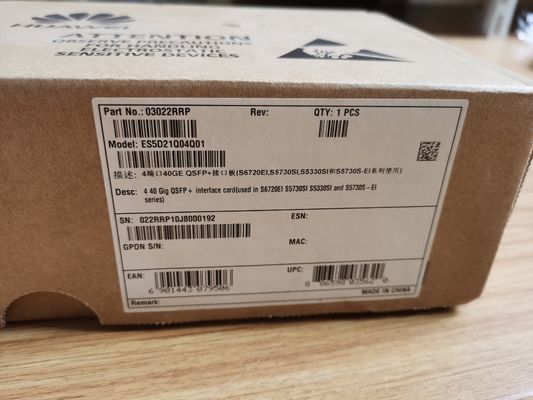 Huawei ES5D21Q04Q01 QSFP+ 40Gbps Schnittstellenkarte für die Serie S6720EI