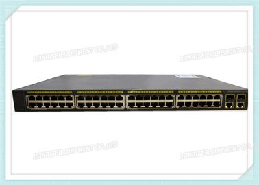 Cisco schalten das gehandhabte WS-C2960+48PST-L 48 x 10/100 PoE-Häfen LAN-Basis-Bild