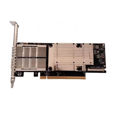 MCX755106AS-HEAT NVIDIA Mellanox ConnectX-7 HHHL Adapterkarte, 200 GbE (Standardmodus) / NDR200 IB Dual-Port QSFP112