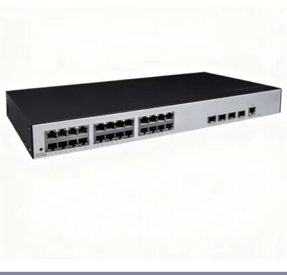 S5735S-L24T4S-A1 (24 10/100/1000BASE-T-Ethernet-Ports, 4 Gigabit SFP, AC-Netzteil)