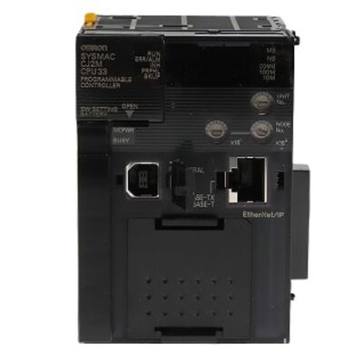 Omron CJ2M-CPU33 PLC-CPU-Modul. Eingebettete EtherNet/IP, Hochgeschwindigkeitssteuerung.