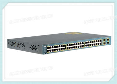 10 / 100/1000T Cisco Faser-Optikschalter 4 SFP-Häfen WS-C3560G-48TS-S