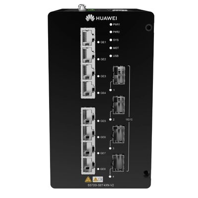 Huawei CloudEngine S5735I-S8T4XN-V2 Industrielle Schicht 3 Schalter∙ 8×GE RJ45 + 4×10GE SFP+ DIN-Rail Managed Ethernet Switch