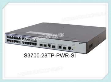 S3700-28TP-PWR-SI Huawei Konzert SFP der Schalter-24x10/100 PoE+ Hafen-2 mit Stromversorgung Wechselstrom-500W