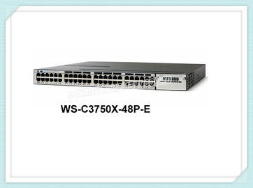 Ciscos Enternet Hafen-professionelle hohe Ersteigbarkeit des Netz-Schalter-WS-C3750X-48P-E 48 PoE