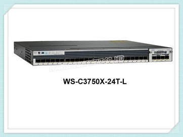Hafen-Faser-Optik-Ethernet-Schalter Cisco-Ethernet-Netzwerk Schalter-WS-C3750X-24T-L 24