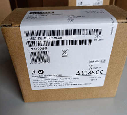 6ES7232-4HB32-0XB0 SIMATIC S7-1200 analoge Ausgabemodul Inspektion 1232 2 AO PLC-Modul 6ES7 232-4HB32-0XB0