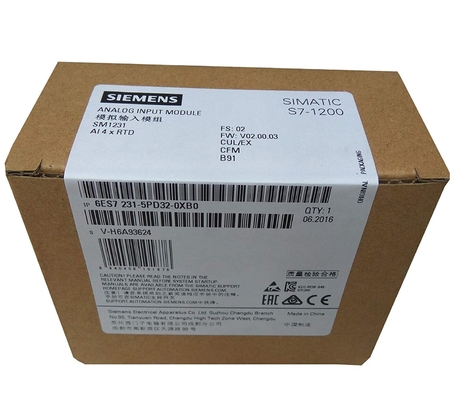 FTE-Modul PLC-Modul 1231 6ES7231-5PD32-0XB0 SIMATIC S7-1200 Analogeingabe Modul Inspektions-FTE-4 x AI 6ES7 231-5PD32-0XB0