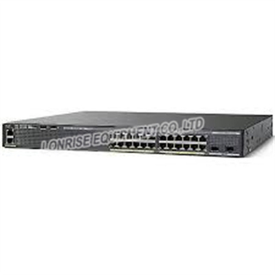 Cisco WS-C2960X-24PD-L Catalyst 2960-X Switch 24 GigE PoE 370 W 2 x 10G SFP+ LAN-Basis