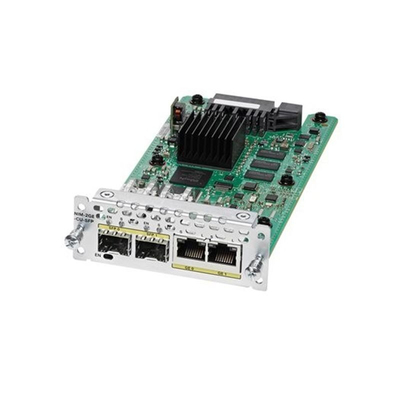 Cisco Ethernet WAN Netzwerk Erweiterung Schnittstellenmodul NIM-2GE-CU-SFP bringt hohe Dichte Small Form-Factor Pluggable (SFP)