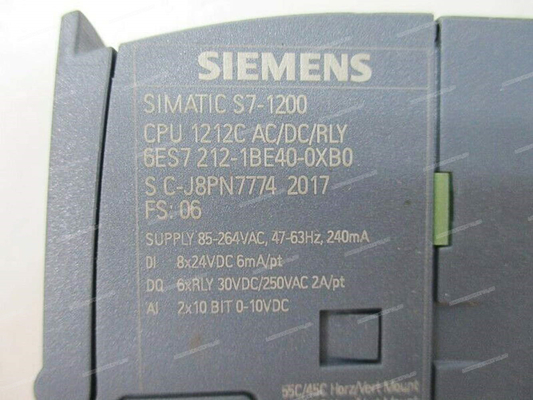 SIEMENS 6ES7212-1BE40-0XB0 Vorlage neues S7-1200 6es7212-1be40-0xb0 PLC industrielle Steuercpu-Modul