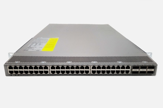 N9K-C93108TC-FX Cisco Nexus 9000 Series Switch Nexus 9300 mit 48p 10G BASE-T und 6p 40G/100G QSFP28, MACsec