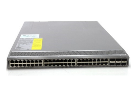 N9K-C93108TC-FX Cisco Nexus 9000 Series Switch Nexus 9300 mit 48p 10G BASE-T und 6p 40G/100G QSFP28, MACsec