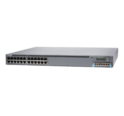 EX3400-24P EX3400 24-Anschluss 10/100/1000BaseT PoE+ 4 X 1/10G SFP/SFP+ 2 X 40G QSFP+ Redundante Ventilatoren Front-to-Back Luftstrom