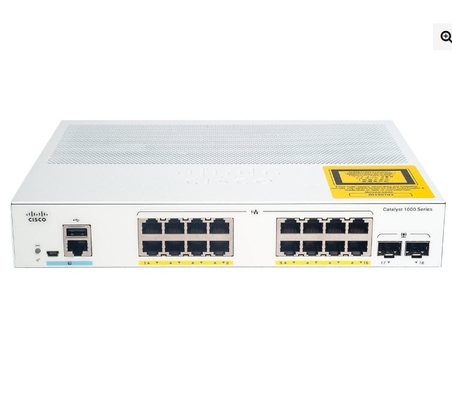 C1000-16T-2G-L Cisco Catalyst 1000 Switch 16x 10/100/1000 Ethernet-Ports 2x 1G SFP-Uplink