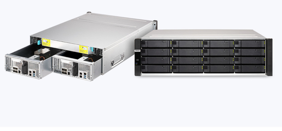QNAP ES1686dc Rackserver Enterprise ZFS NAS verfügt über Intel® Xeon® D-Prozessoren