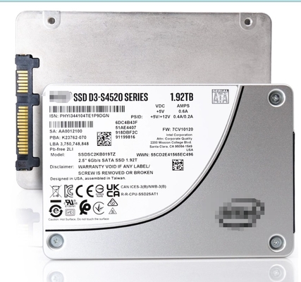 SSDSC2KB019TZ01 Intel D3-S4520 1,92 TB Festplattenlaufwerk - 2,5" intern - SATA (SATA/600)