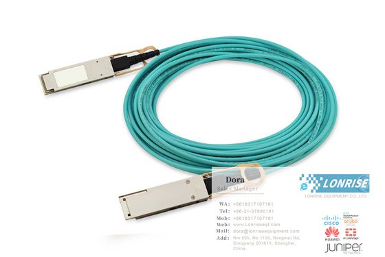 AOC-Kabel 02311KNQ QSFP-100G-AOC-10M Aktives optisches Kabel QSFP28 100G (850nm 10m AOC) bereit zum Einsatz
