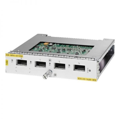 Cisco ErweiterungsmodulA9K-MPA-4X10GE Datenrate Cisco Kleine Formfaktor Plug-in Module 300m Übertragungsabstand