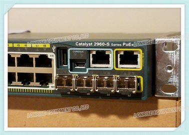 Cisco Switch WS-C2960S-48LPS-L 48 Port Poe Gigabit Ethernet Switch Cisco Network Switch bietet 48 Power over Ethernet (PoE) Ethernet 10/100/1000 Ports mit 370W PoE Stromversorgung