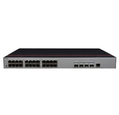 S1730S-S24P4S-A1 Huawei S1730S-S24P4S-A (24 10/100/1000BASE-T Ethernet-Ports 4 Gigabit SFP, PoE+, Wechselstromversorgung)