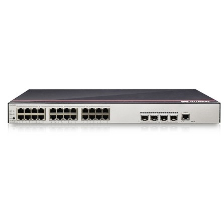 S1730S-S24P4S-A1 Huawei S1730S-S24P4S-A (24 10/100/1000BASE-T Ethernet-Ports 4 Gigabit SFP, PoE+, Wechselstromversorgung)