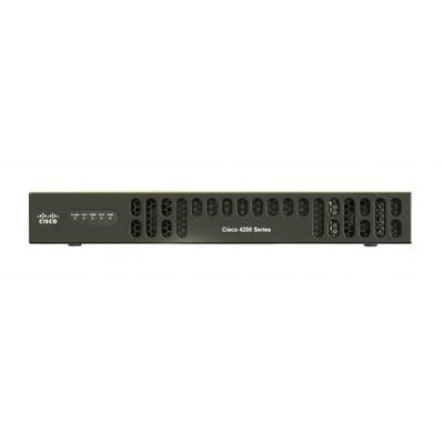 Cisco ISR 4221 SEC Bundle mit SEC Lic 35Mbps 75Mbps Systemdurchsatz, 2 WAN/LAN-Ports