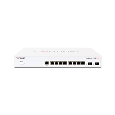FS-108E-POE Fortinet FortiSwitch 100 Serie Layer 2 FortiGate Schalter-Controller kompatibel mit PoE+ Schalter mit 8 x GE RJ45