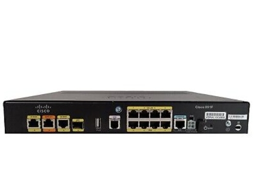 Sicherheits-drahtloser Prüfer AVC WAN Cisco-Router-C891F-K9 1 SFP 4 POE