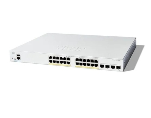 C1300-24FP-4GCisco-Schalter Cisco-Schalter 24x 10/100/1000 PoE+-Ports mit 370 Watt Leistung