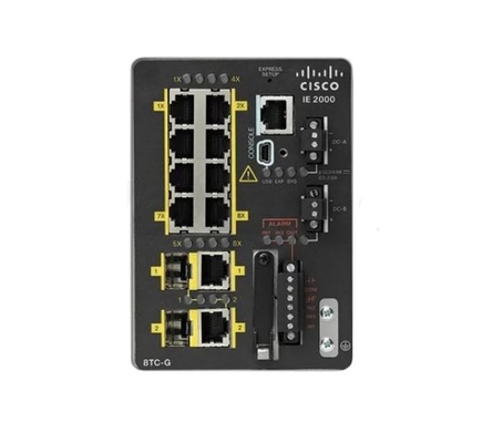 IE-2000-8TC-G-E - Industrial Ethernet 2000 Serie IE2000 mit 8FE Kupferanschlüssen und 2GE Combo (Lan Base) - 1588