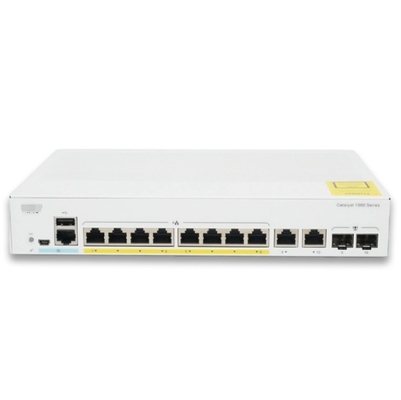 C1200-8T-E-2G Cisco Switches 8x 10/100/1000 Ports 2x Gigabit Kupfer/SFP Combo Ports Rackmontierbar