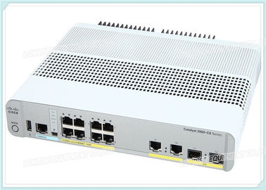 WS-C2960CX-8PC-L Cisco Ethernet Network Switch Cisco Catalyst 2960-CX 8 Port PoE LAN Base verfügt über 8 Gigabit Ethernet POE+ Ports mit 2 x 1 Gigabit Kupfer und 2 x 1 Gigabit SFP Uplinks