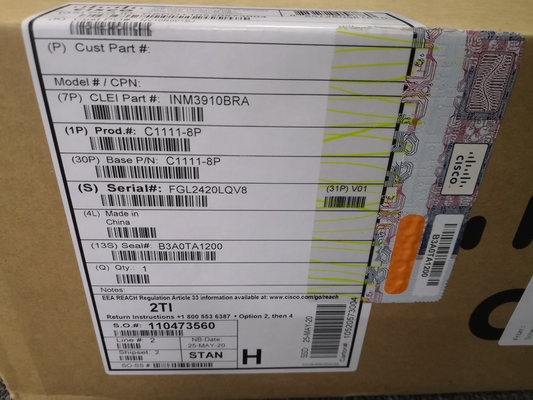 Cisco ISR 1100 C1111-8P Router 8 Ports Dual GE WAN 1 Gbps
