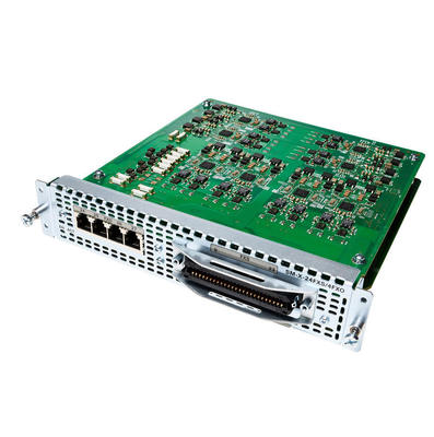 SM-X-24FXS/4FXO  24-port FXS and 4-port FXO Single-wide Service Module