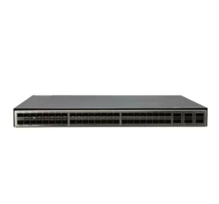 S6750-H48Y8C umfasst 48 * 10GE elektrisch, 8 * 100GE QSFP28, 2 * Wechselstromversorgung, 4 * Lüfterbox, Port Side Blowing