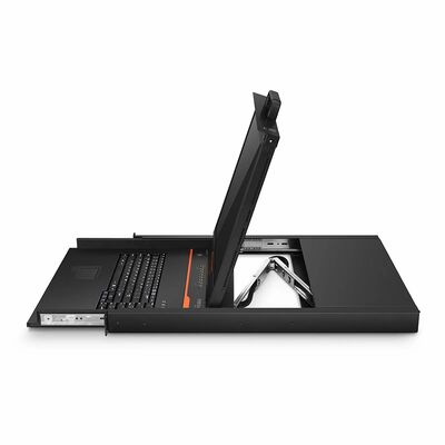 USB-KVM-Switch für Rackmontage mit 8 Ports x1 Benutzer-VGA, 1 HE, mit 19-Zoll-LED, 8 x VGA-Kabel im Lieferumfang enthalten