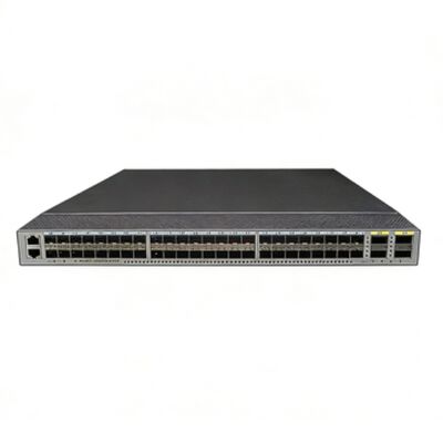 CE6875-48S4CQ-EI, 48*10GE SFP+ Ports, 4*100GE QSFP28 Ports oder 4*40GE QSFP+ Ports.