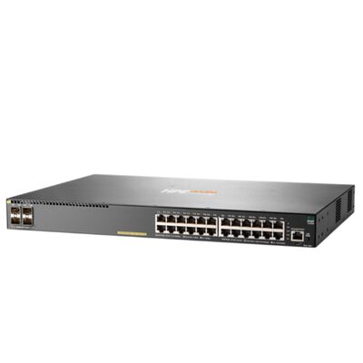 JL255A, Aruba 2930F Switch, 24xGE PoE+/4xSFP+/370W PoE-Budget