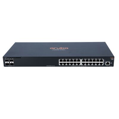 JL259A, Aruba 2930F Switch, 24xGE/4xSFP/Kein Lüfter und Netzteil