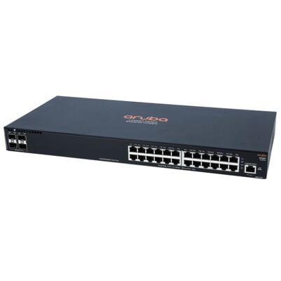 JL259A, Aruba 2930F Switch, 24xGE/4xSFP/Kein Lüfter und Netzteil
